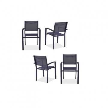 Lot de 4 fauteuils de...