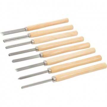 Ciseaux pour tour a bois, 8...