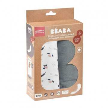 BEABA, Boîte 2 LANGES 120cm...