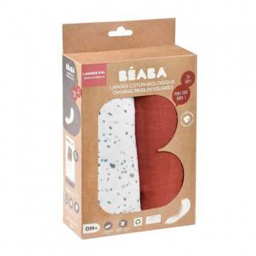 BEABA, Boîte 2 LANGES 120cm...