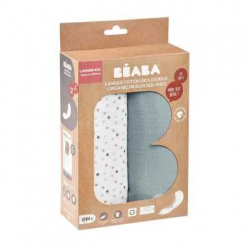BEABA, Boîte 2 LANGES 120cm...