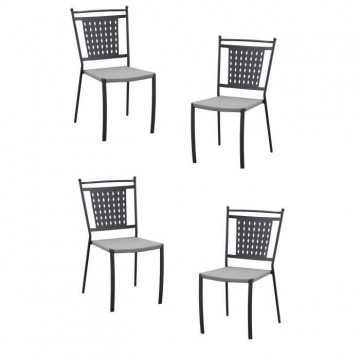 Lot de 4 chaises a manger...