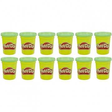 PLAY-DOH - 12 Pots Vert -...