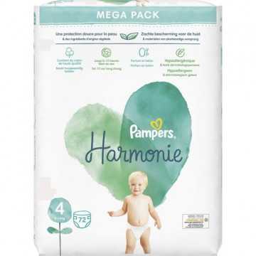 PAMPERS Harmonie Taille 4 -...