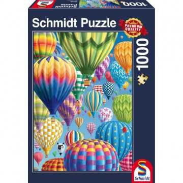 Puzzle Envol de ballons...
