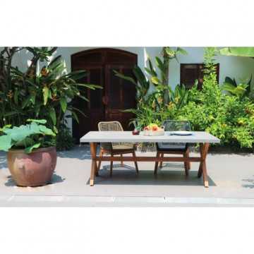 X-WOODY table de jardin -...