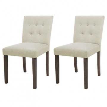 Lot de 2 Chaises en tissu...