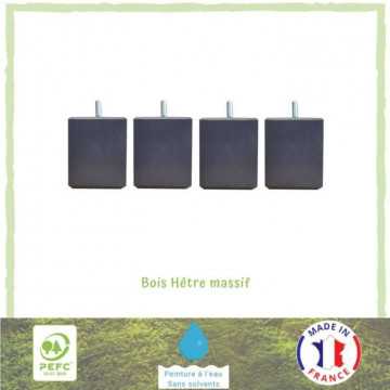 Jeu de pieds carrés L 7 cm...