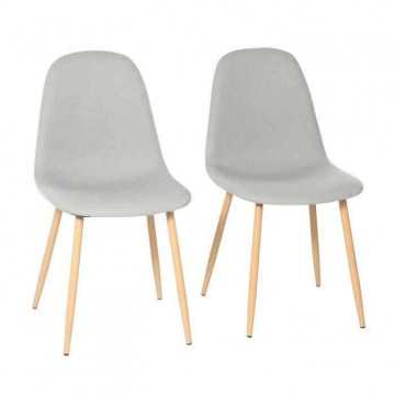 Lot de 2 chaises - Tissu...