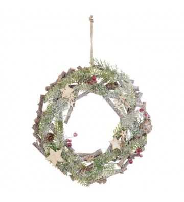 Couronne de Noël en bois...