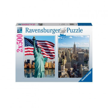 Puzzle 2x500 pieces -...