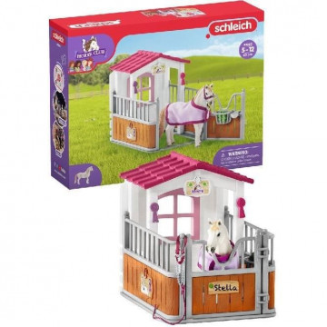 SCHLEICH - Box avec jument...