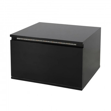 Chevet LED - Décor noir - L...