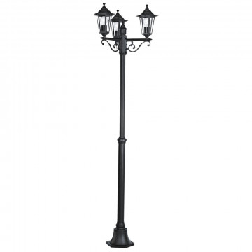 Lampadaire d'extérieur noir...