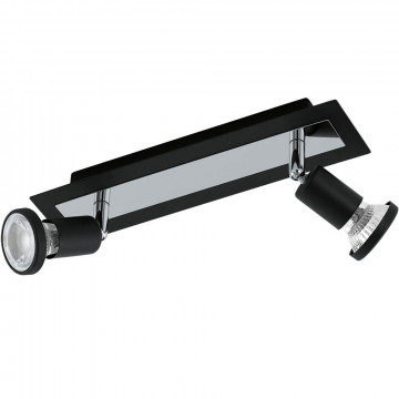 Spot Led Sarria noir 2xGU10 5W
