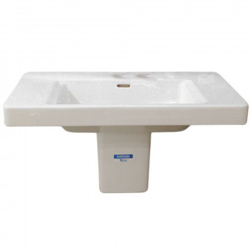 Lavabo à semi-colonne...