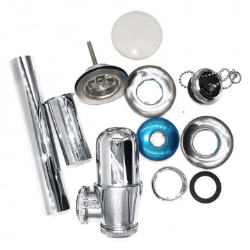 Siphon lavabo avec bonde en...