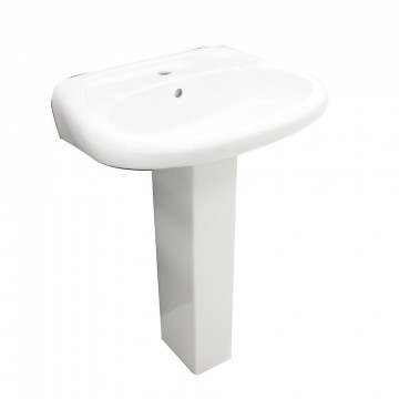 Flora lavabo à colonne H 62cm