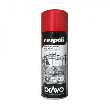 Peinture aérosol rouge...