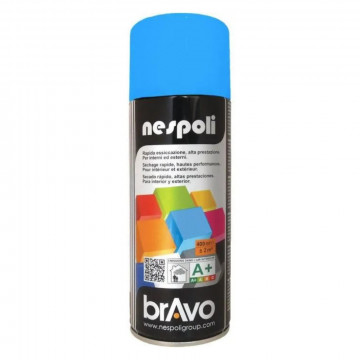Peinture aérosol bleu azur...