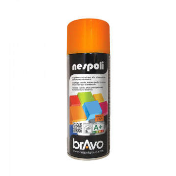 Peinture aérosol orange...