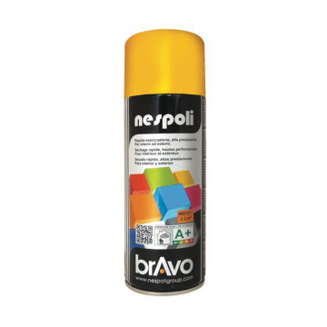 Peinture aérosol jaune...