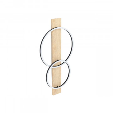 BOYAL plafonnier bois led...