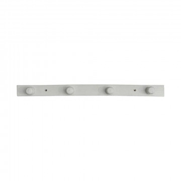 Patère 4C bois blanc D27 uc6