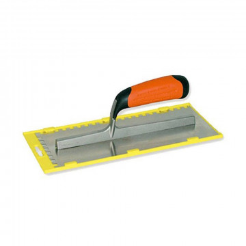 Platoir inox denté 8/8 28x12