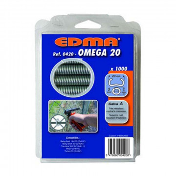 Agrafes omega 20 galva...