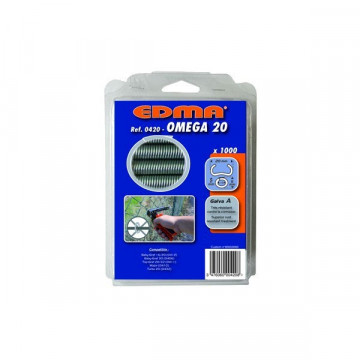 Agrafes omega 20 plast vert...