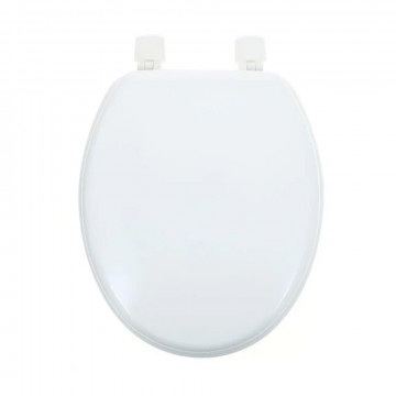 Abattant WC blanc MDF 18"...