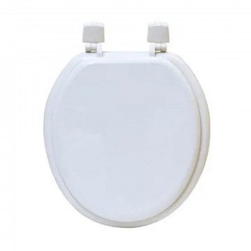 Abattant WC blanc MDF 17"...