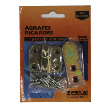 Agrafes picardes (4 drtes+4...