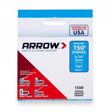 Agrafes Arrow T50-8mm x1250