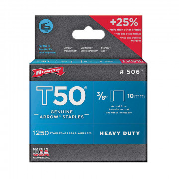 Agrafes Arrow T50-10mm x1250