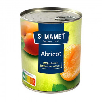 Conserve d'abricot pelés...
