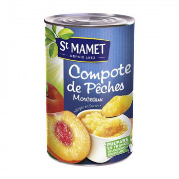 Compote de pêche morceaux...