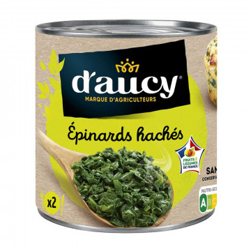 Epinards hachés 395g