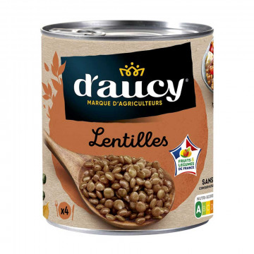 Lentilles préparées 400g
