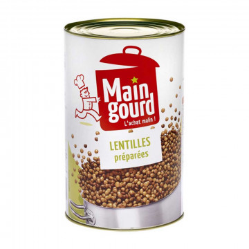 Lentilles préparées 4,250kg