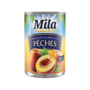 Pêches au sirop 425g