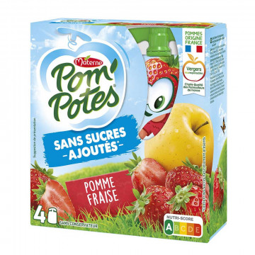 Compote pomme fraise sans...