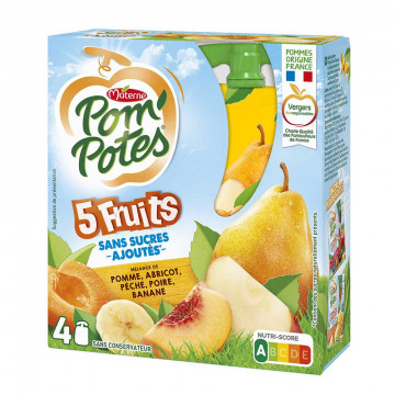 Compote 5 fruits jaunes...