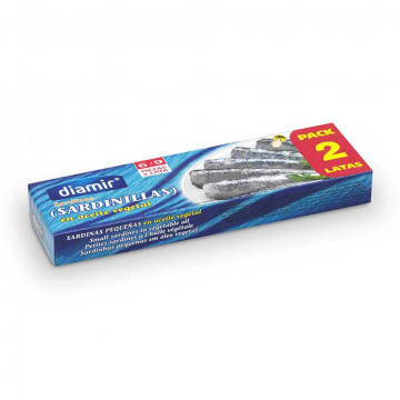 Sardines à l'huile boite 260g