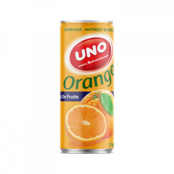 Jus orange en canette 25cl
