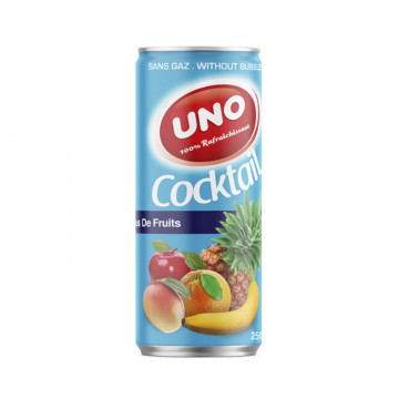 Jus multifruits en canette...