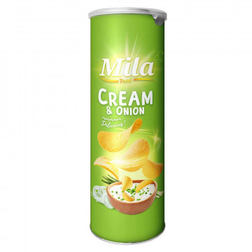 Chips en tube cream & onion...