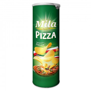 Chips en tube pizza 110g