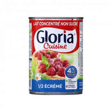 Lait concentré demi-écrémé...